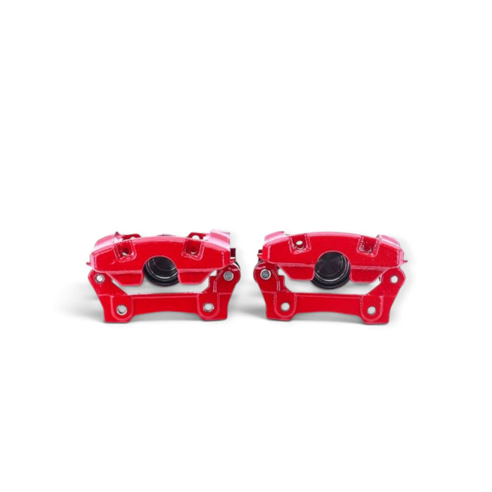 Power Stop 07-11 Lexus GS350 Rear Red Calipers w/Brackets - Pair - LunaticsCo