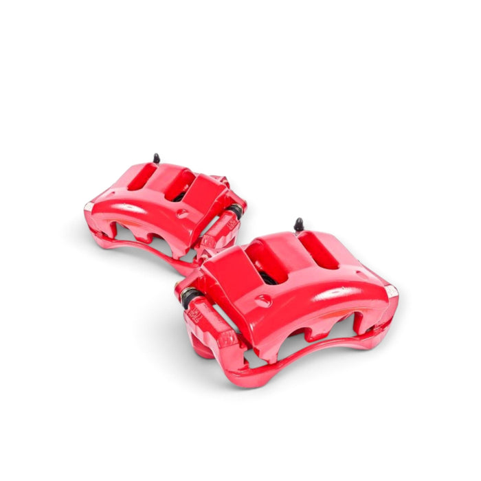 Power Stop 07-11 Lexus GS350 Rear Red Calipers w/Brackets - Pair - LunaticsCo
