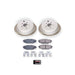 Power Stop 10-14 Subaru Outback Rear Semi-Coated Rotor Kit - LunaticsCo