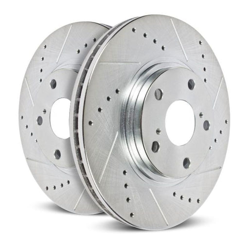 Power Stop 13-16 Scion FR-S Front Evolution Drilled & Slotted Rotors - Pair - LunaticsCo
