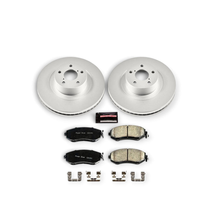 Power Stop 13-16 Scion FR-S Front Z17 Evolution Geomet Coated Brake Kit - LunaticsCo