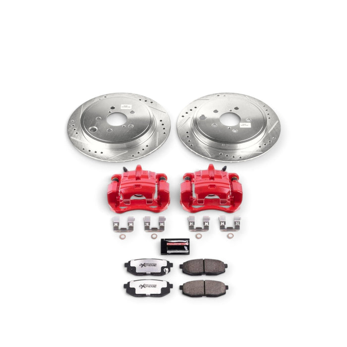 Power Stop 13-16 Scion FR-S Rear Z26 Street Warrior Brake Kit w/Calipers - LunaticsCo
