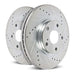 Power Stop 13-16 Subaru BRZ Rear Evolution Drilled & Slotted Rotors - Pair - LunaticsCo