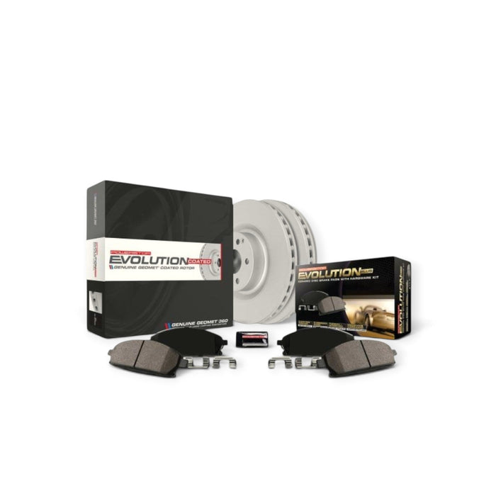 Power Stop 13-16 Subaru BRZ Rear Z17 Evolution Geomet Coated Brake Kit - LunaticsCo
