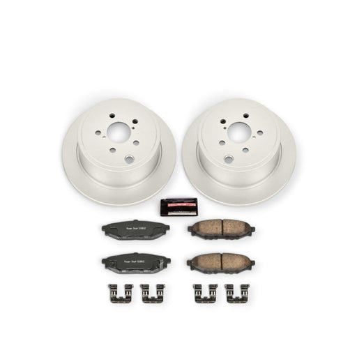 Power Stop 13-16 Subaru BRZ Rear Z17 Evolution Geomet Coated Brake Kit - LunaticsCo