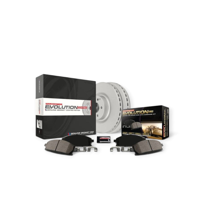 Power Stop 13-19 Lexus GS350 Front Z17 Evolution Geomet Coated Brake Kit - LunaticsCo