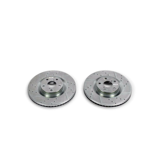 Power Stop 16-17 Lexus GS200t Front Evolution Drilled & Slotted Rotors - Pair - LunaticsCo