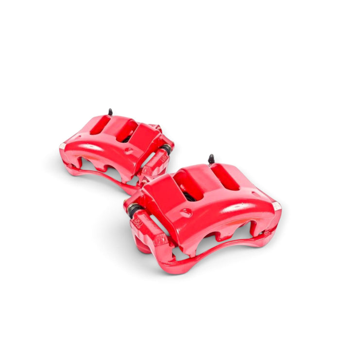 Power Stop 16-17 Lexus GS200t Front Red Calipers w/o Brackets - Pair - LunaticsCo