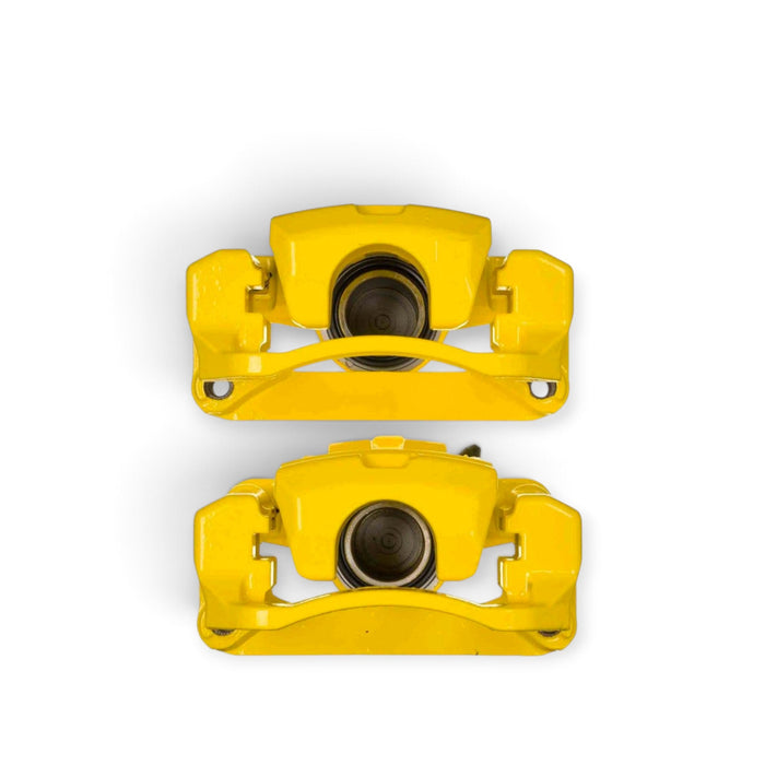 Power Stop 17-20 Toyota 86 Rear Yellow Caliper w/Bracket (Pair) - LunaticsCo