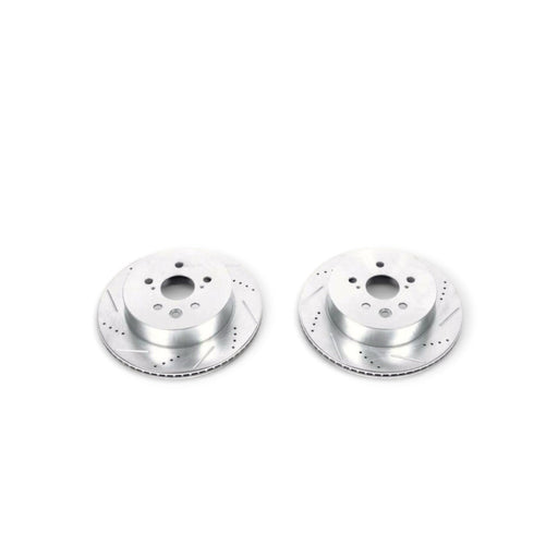 Power Stop 2006 Lexus GS300 Rear Evolution Drilled & Slotted Rotors - Pair - LunaticsCo