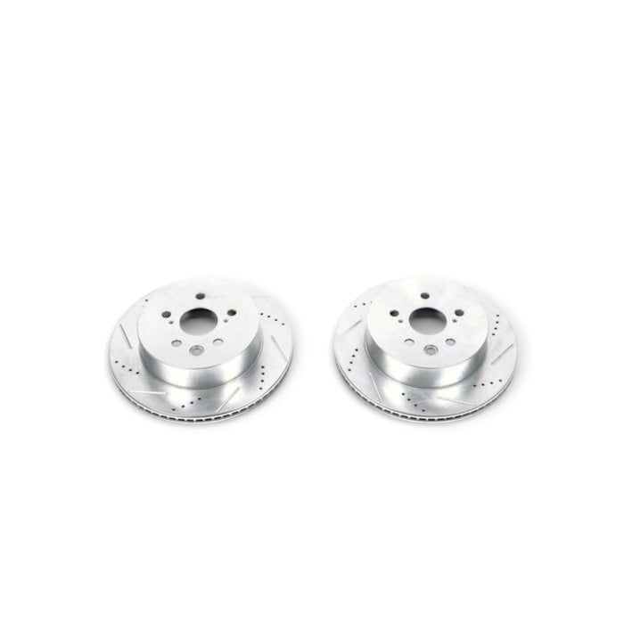 Power Stop 2006 Lexus GS300 Rear Evolution Drilled & Slotted Rotors - Pair - LunaticsCo