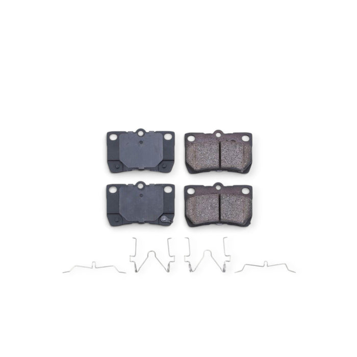 Power Stop 2006 Lexus GS300 Rear Z17 Evolution Ceramic Brake Pads w/Hardware - LunaticsCo