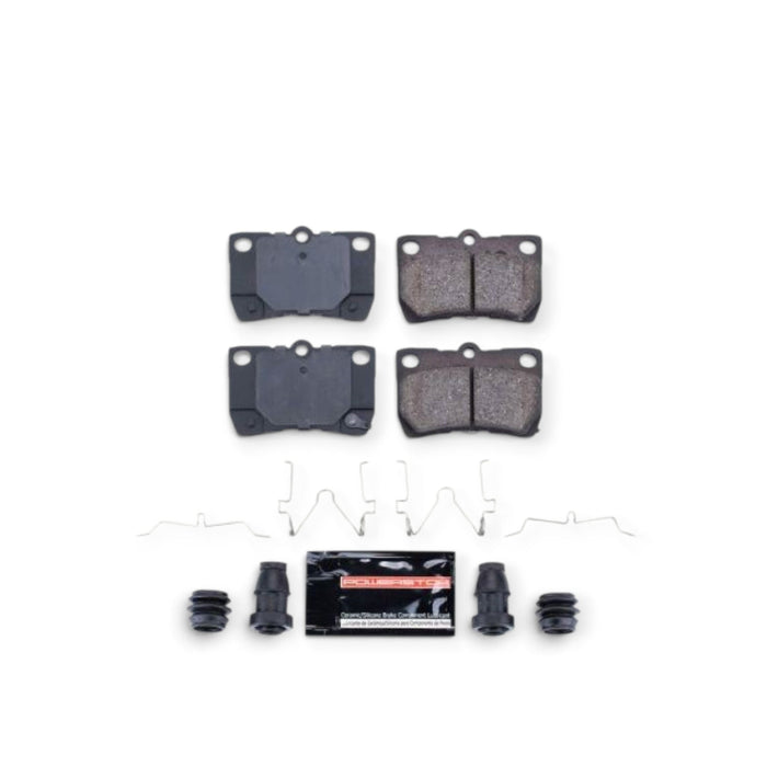 Power Stop 2006 Lexus GS300 Rear Z23 Evolution Sport Brake Pads w/Hardware - LunaticsCo