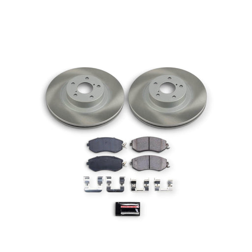 Power Stop 22-23 Toyota GR86 Front Semi-Coated Rotor Kit - LunaticsCo