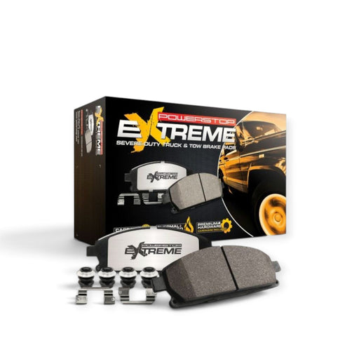 Power Stop 89-92 Toyota Cressida Front Z36 Truck & Tow Brake Pads w/Hardware - LunaticsCo