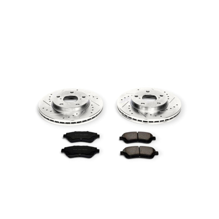 Power Stop 92-98 Lexus SC300 Front Z23 Evolution Sport Brake Kit - LunaticsCo