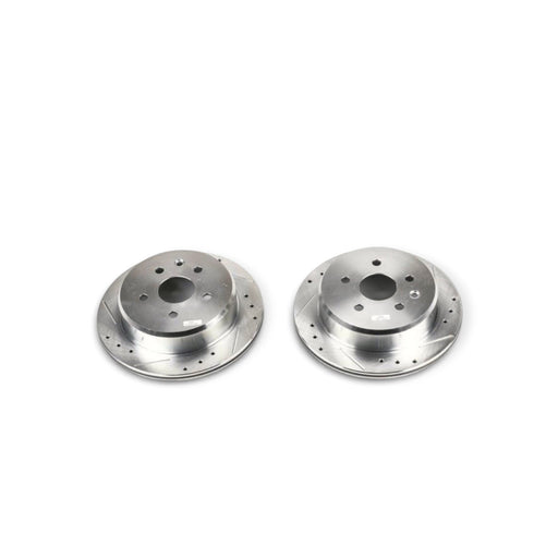 Power Stop 92-98 Lexus SC300 Rear Evolution Drilled & Slotted Rotors - Pair - LunaticsCo