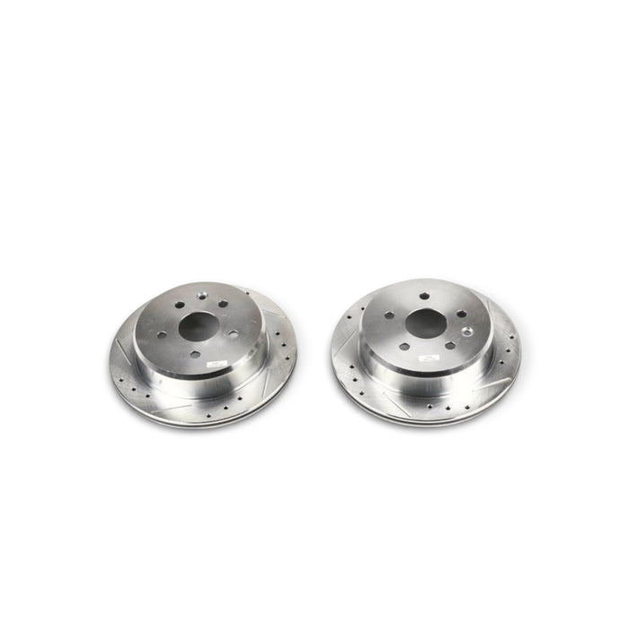 Power Stop 92-98 Lexus SC300 Rear Evolution Drilled & Slotted Rotors - Pair - LunaticsCo