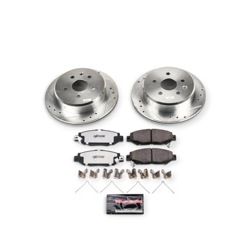 Power Stop 92-98 Lexus SC300 Rear Z26 Street Warrior Brake Kit - LunaticsCo