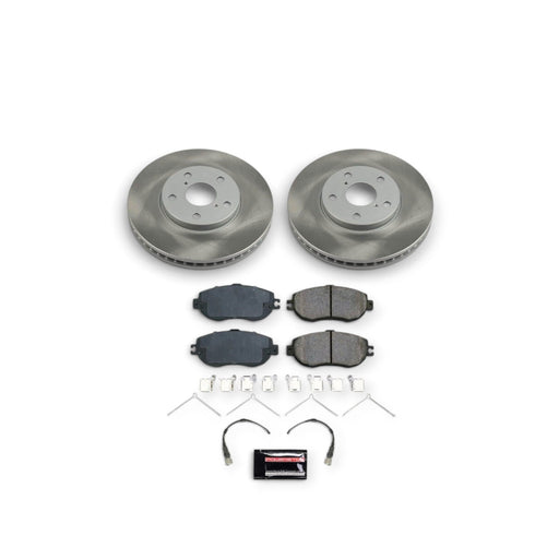 Power Stop 93-94 Lexus LS400 Front Semi-Coated Rotor Kit - LunaticsCo