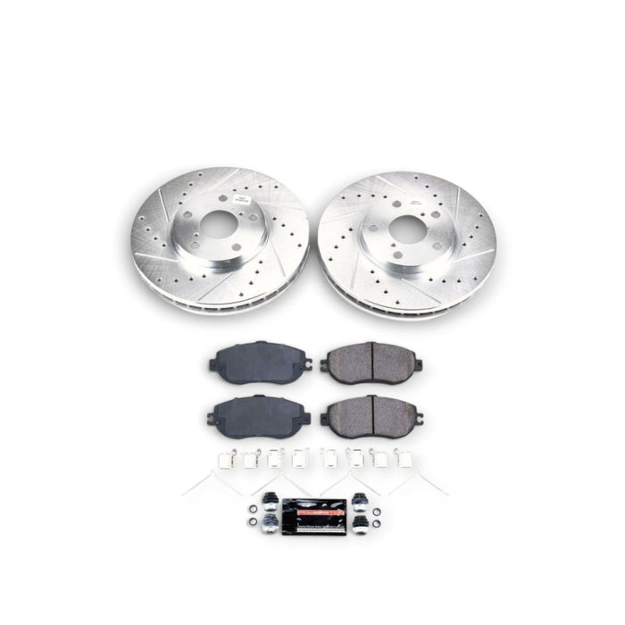 Power Stop 93-94 Lexus LS400 Front Z23 Evolution Sport Brake Kit - LunaticsCo