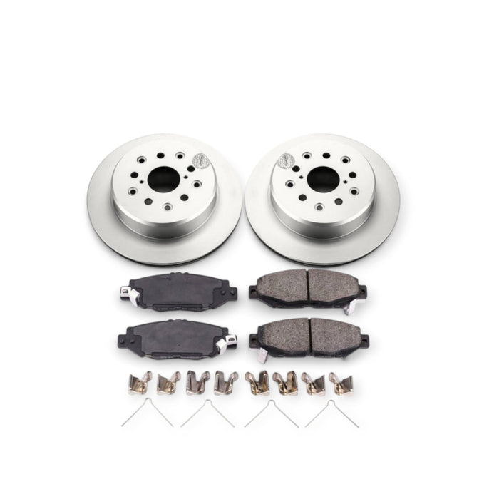 Power Stop 93-97 Lexus GS300 Rear Z17 Evolution Geomet Coated Brake Kit - LunaticsCo