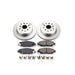 Power Stop 93-97 Lexus GS300 Rear Z17 Evolution Geomet Coated Brake Kit - LunaticsCo