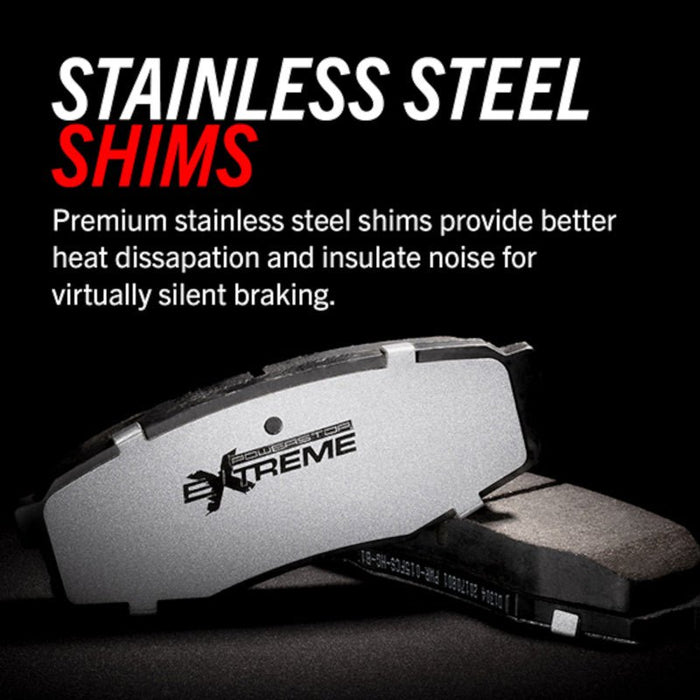 Power Stop 93-97 Lexus GS300 Rear Z26 Extreme Street Brake Pads w/Hardware - LunaticsCo
