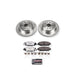 Power Stop 93-97 Lexus GS300 Rear Z26 Street Warrior Brake Kit - LunaticsCo