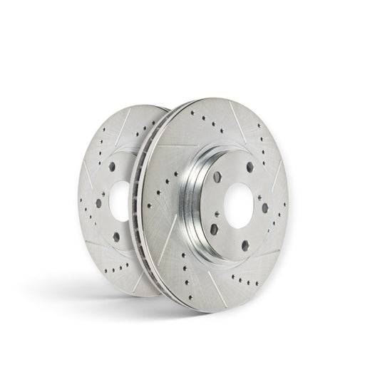 Power Stop 95-00 Lexus LS400 Front Evolution Drilled & Slotted Rotors - Pair - LunaticsCo
