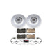 Power Stop 95-00 Lexus LS400 Front Z17 Evolution Geomet Coated Brake Kit - LunaticsCo