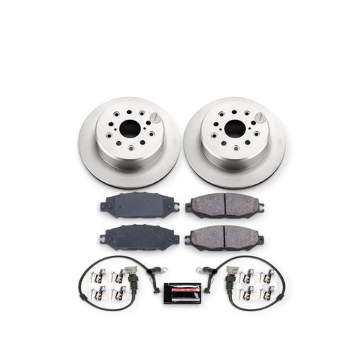 Power Stop 95-00 Lexus LS400 Rear Z17 Evolution Geomet Coated Brake Kit - LunaticsCo