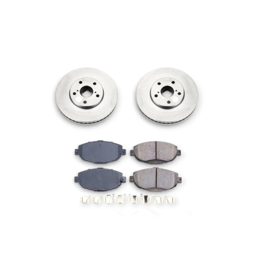 Power Stop 99-00 Lexus SC300 Front Z17 Evolution Geomet Coated Brake Kit - LunaticsCo