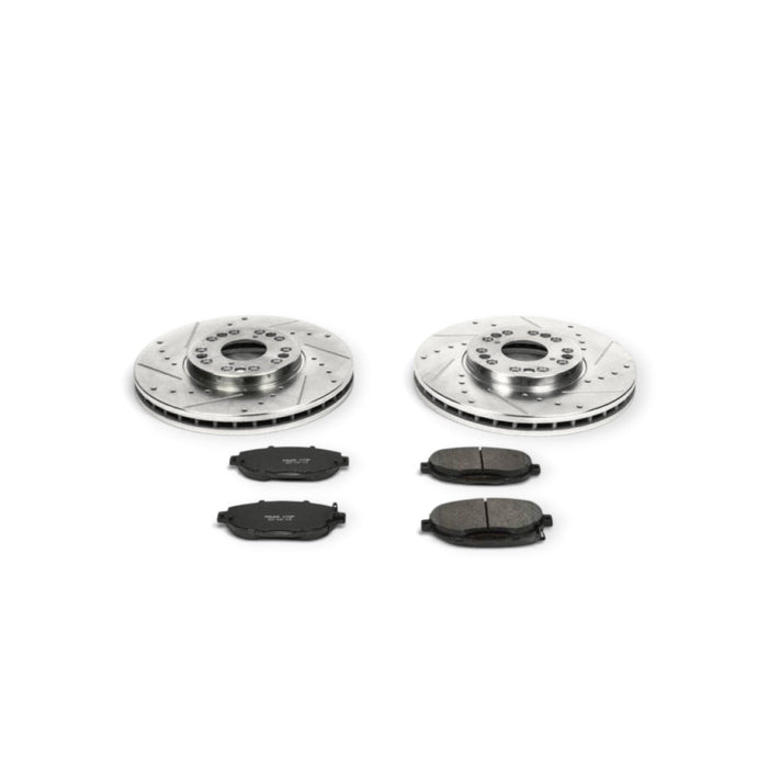 Power Stop 99-00 Lexus SC300 Front Z23 Evolution Sport Brake Kit - LunaticsCo