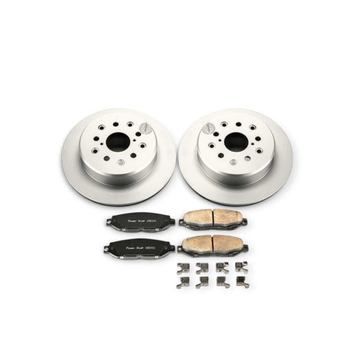 Power Stop 99-00 Lexus SC300 Rear Z17 Evolution Geomet Coated Brake Kit - LunaticsCo