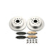 Power Stop 99-00 Lexus SC300 Rear Z17 Evolution Geomet Coated Brake Kit - LunaticsCo