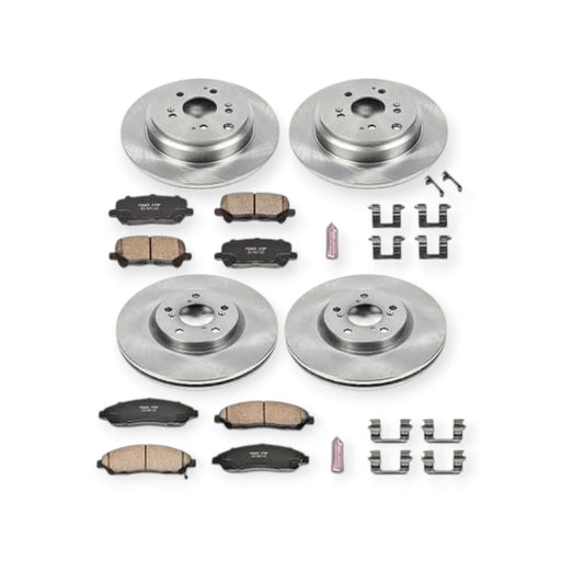 Power Stop Autospecialty Brake Kit Front & Rear Lexus IS250 2006 - 2013 - Lunaticsco