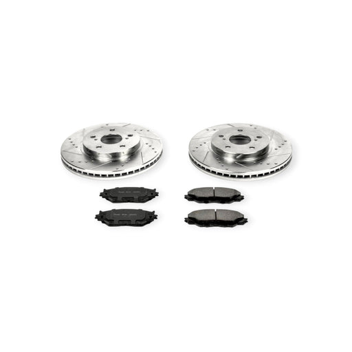 Power Stop Z23 Evolution Sport Brake Kit Front Lexus IS250 2006 - 2015 - Lunaticsco