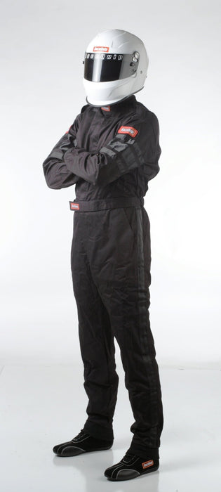 RaceQuip Black SFI-1 Suit - XL (Part #110006) - Lunatics Company