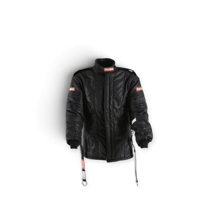 RaceQuip Black SFI-20 Jacket - XL - LunaticsCo