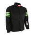 RaceQuip Black/Green Trim SFI-1 Jacket Youth - Medium (Part #1960793) - Lunatics Company