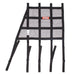 RaceQuip Hybrid Style Window Net, SFI 27.1, 18H x 18W, Black (Angle Front) - LunaticsCo