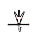 RaceQuip Latch & Link 5-Point 2In Racing Harness, SFI 16.1, HNR Compatible, Black - LunaticsCo