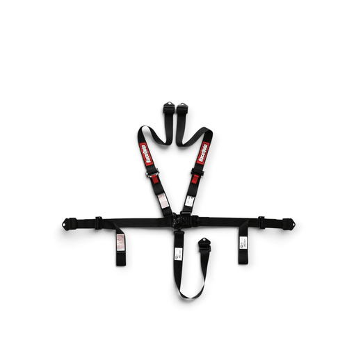 RaceQuip Latch & Link Multi-Point 2In Racing Harness, SFI 16.1, Black - LunaticsCo