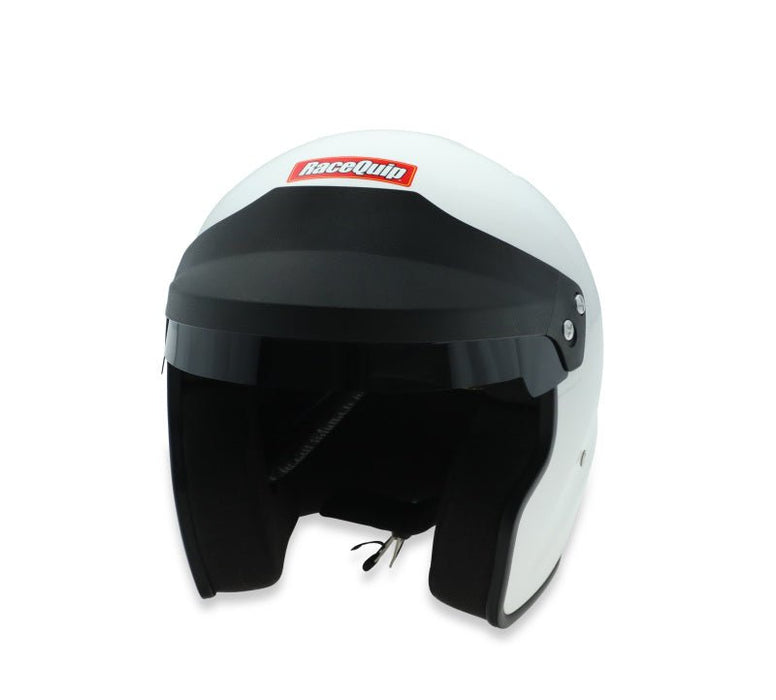 RaceQuip OF25 Helmet, Snell SA2025, White - XXL (Part #257117) - Lunatics Company