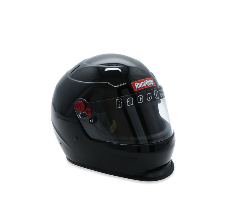 RaceQuip PRO25 Helmet, Snell SA2025, Gloss Black - XXL (Part #277007) - Lunatics Company