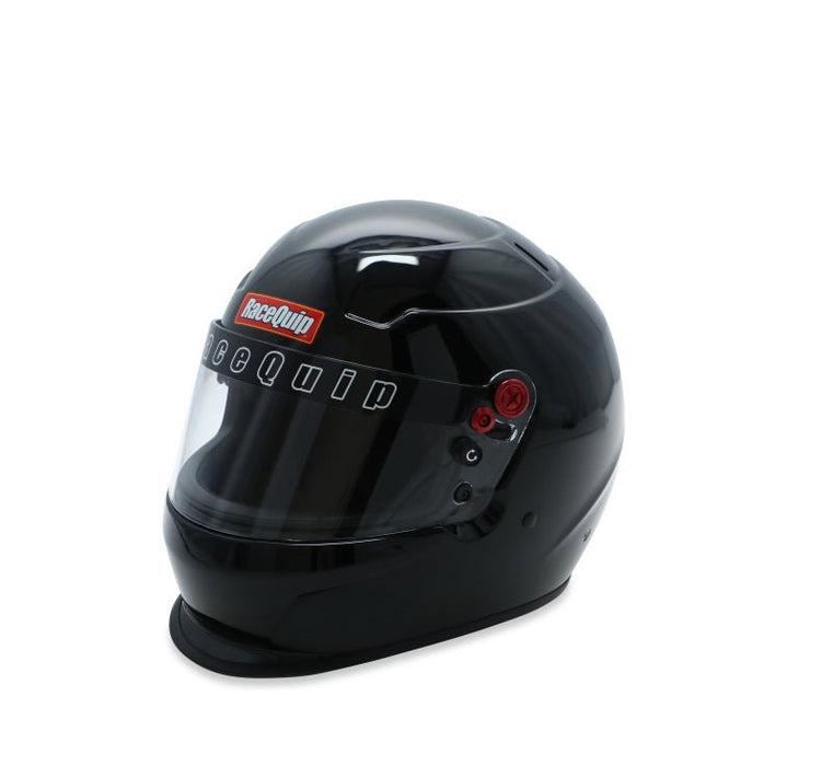 RaceQuip PRO25 Helmet, Snell SA2025, Gloss Black - XXL (Part #277007) - Lunatics Company