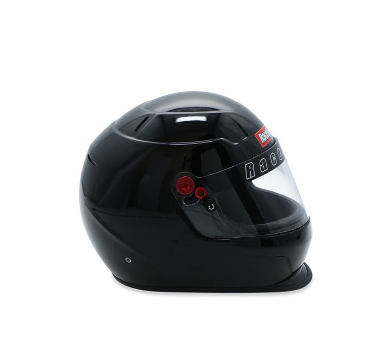 RaceQuip PRO25 Helmet, Snell SA2025, Gloss Black - XXL (Part #277007) - Lunatics Company