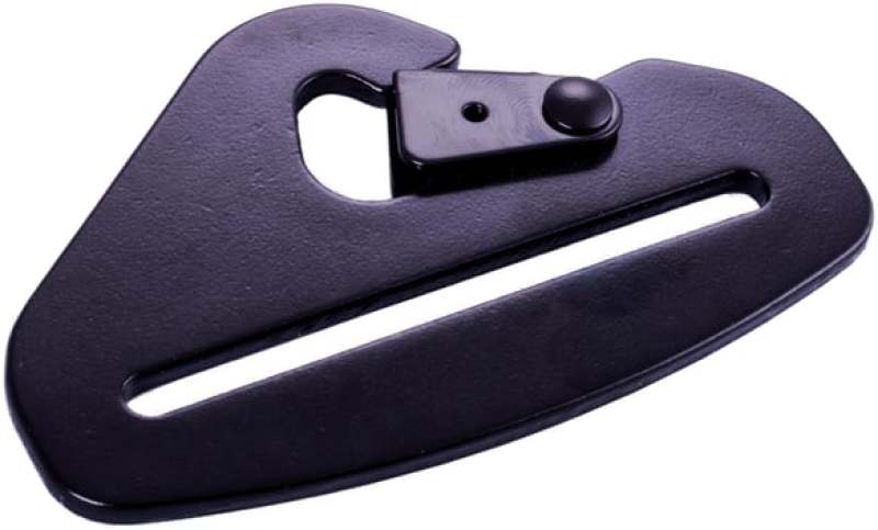 RaceQuip Snap Hook End Seat Belt Mounting Hardware, Fits 3In Belts, Forged Steel, Steel (Part #700940) - Lunatics Company