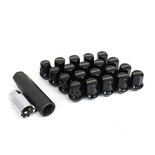 Rays Wheels Black 17 Hex Lug Nut & Lock Set 12x1.5 - Lunaticsco